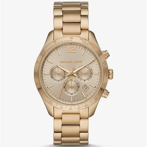 MICHAEL KORS Oversized Layton Gold-Tone Watch